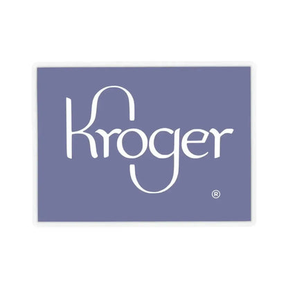 Kroger Company (1939 (Logo) STICKER Vinyl Kiss-Cut Decal 6 Inch Transparent - The Sticker Space