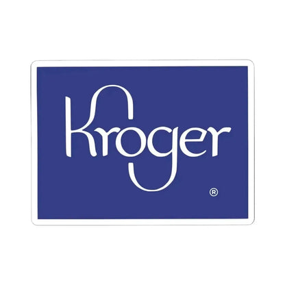 Kroger Company (1939 (Logo) STICKER Vinyl Kiss-Cut Decal 6 Inch White - The Sticker Space
