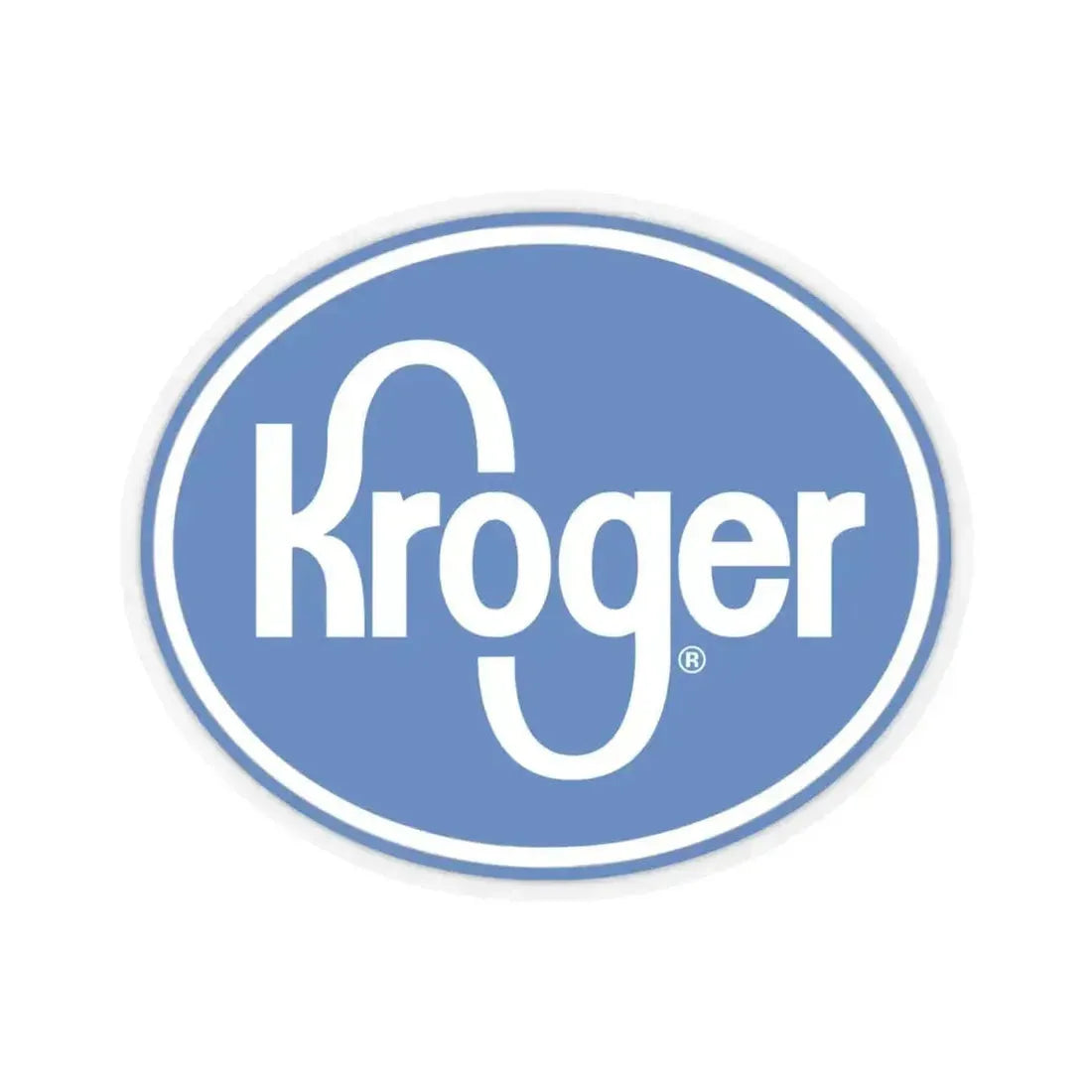 Kroger Company (1961) (Logo) STICKER Vinyl Kiss-Cut Decal 4 Inch Transparent - The Sticker Space