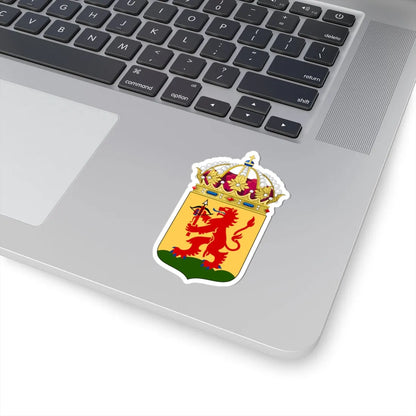 Kronobergs läns vapen crowned (Sweden) (Coat of Arms) STICKER Vinyl Kiss-Cut Decal - The Sticker Space