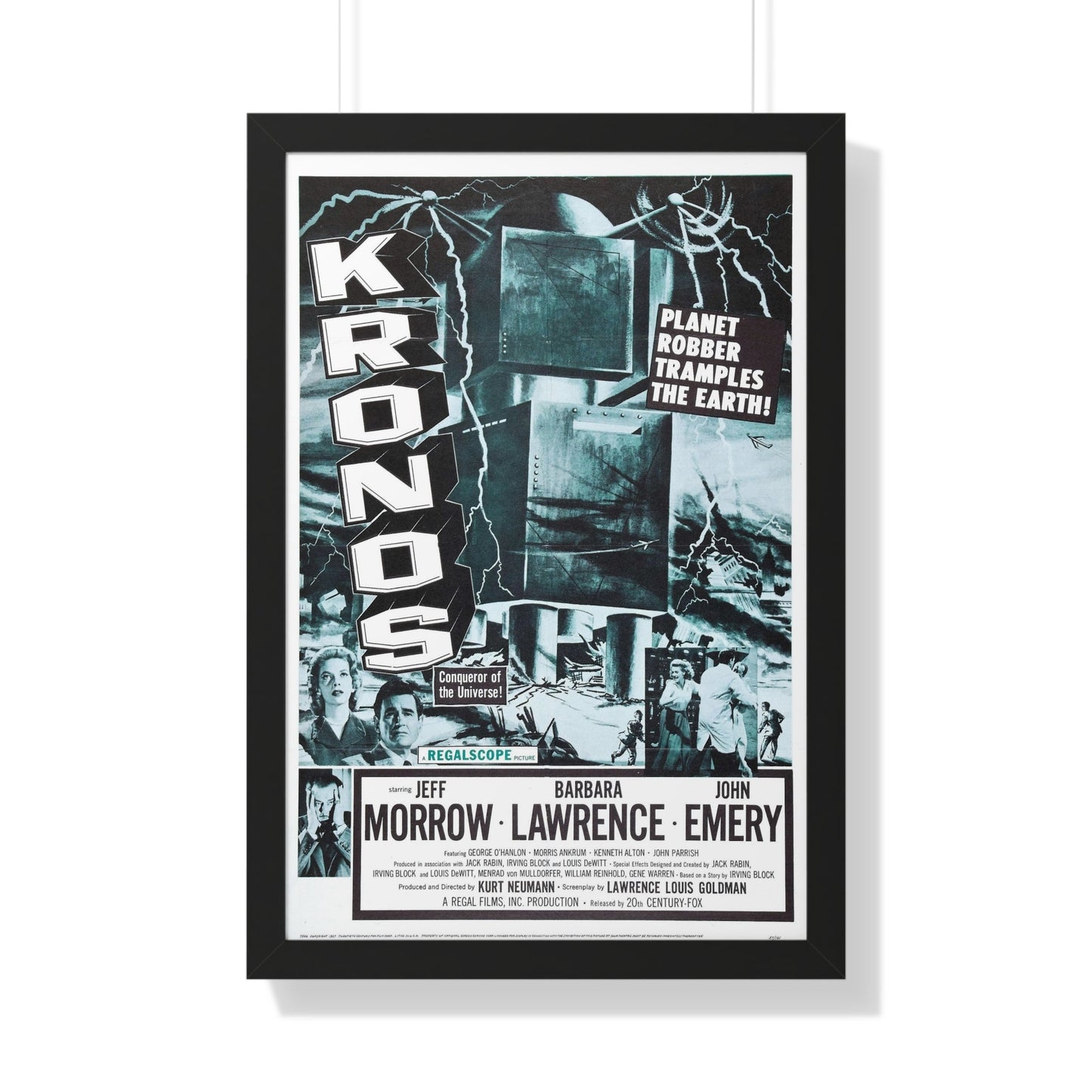 KRONOS 1957 - Framed Movie Poster-20" x 30"-The Sticker Space