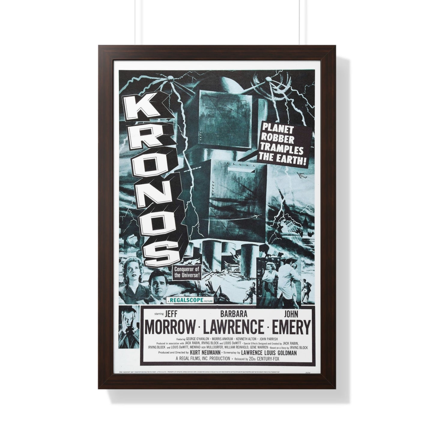 KRONOS 1957 - Framed Movie Poster-20" x 30"-The Sticker Space