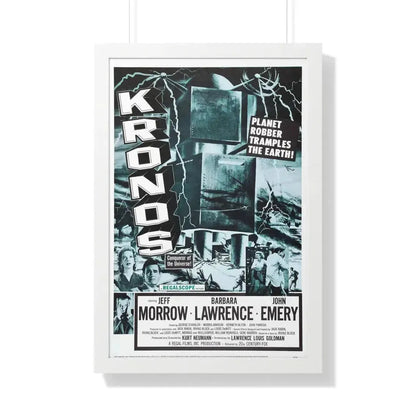 KRONOS 1957 - Framed Movie Poster 20" x 30" White - The Sticker Space