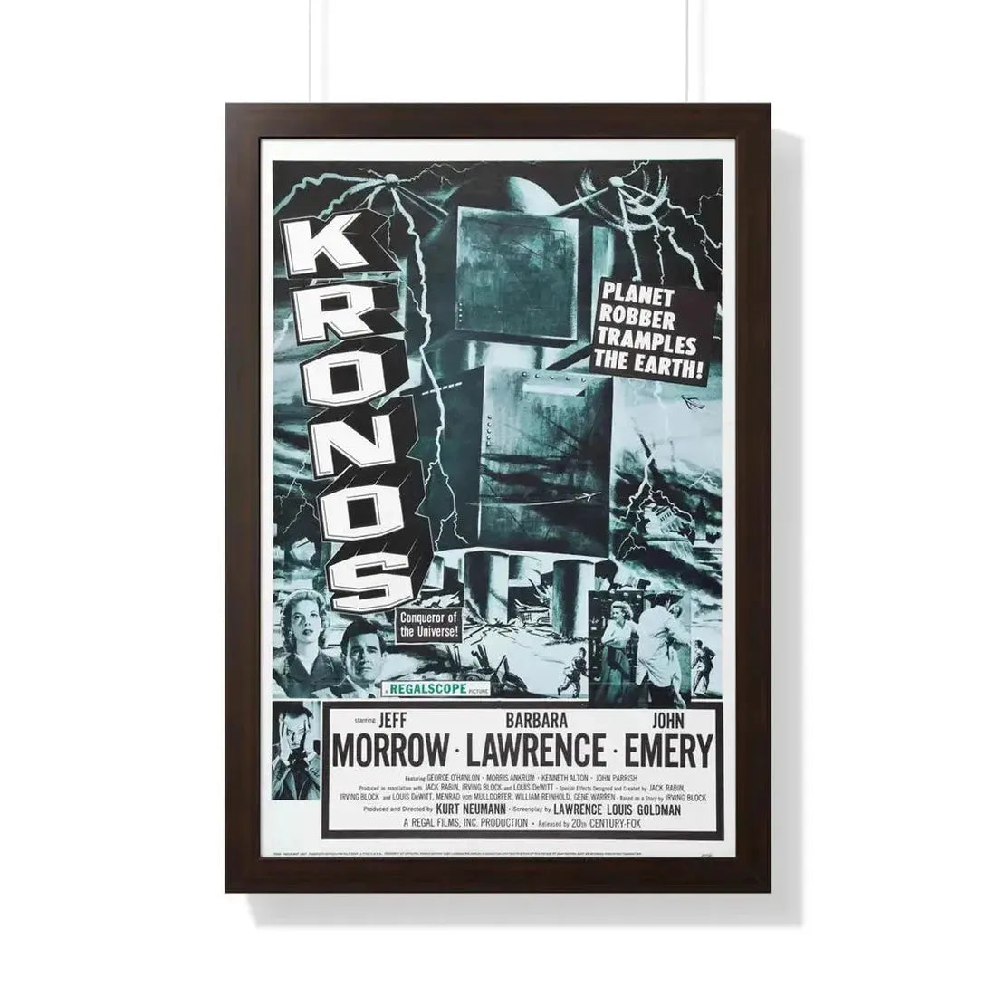 KRONOS 1957 - Framed Movie Poster - The Sticker Space