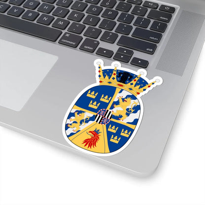 Kronprinsessan Louise vapen (Sweden) (Coat of Arms) STICKER Vinyl Kiss-Cut Decal - The Sticker Space