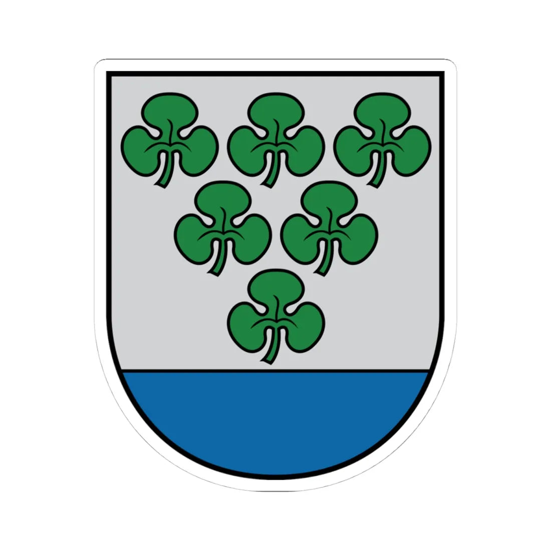 Kārsavas novads COA (Latvia) (Coat of Arms) STICKER Vinyl Kiss-Cut Decal - The Sticker Space