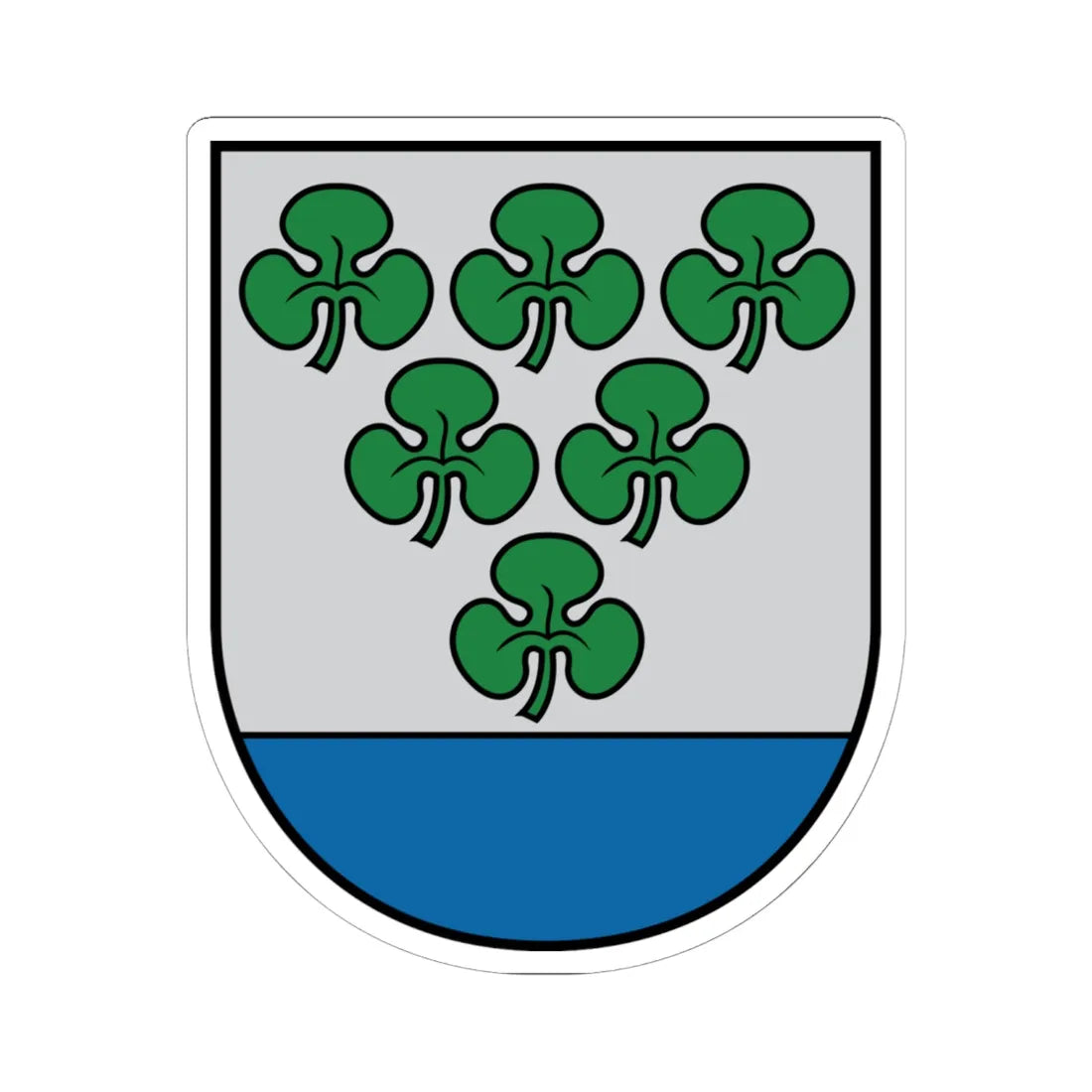 Kārsavas novads COA (Latvia) (Coat of Arms) STICKER Vinyl Kiss-Cut Decal - The Sticker Space