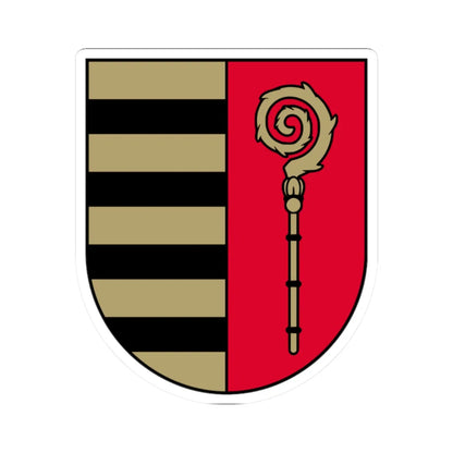 Krāslavas novads COA (Latvia) (Coat of Arms) STICKER Vinyl Kiss-Cut Decal 2 Inch White - The Sticker Space