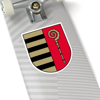 Krāslavas novads COA (Latvia) (Coat of Arms) STICKER Vinyl Kiss-Cut Decal - The Sticker Space