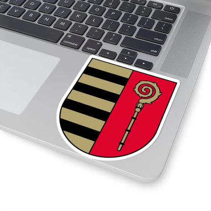 Krāslavas novads COA (Latvia) (Coat of Arms) STICKER Vinyl Kiss-Cut Decal - The Sticker Space