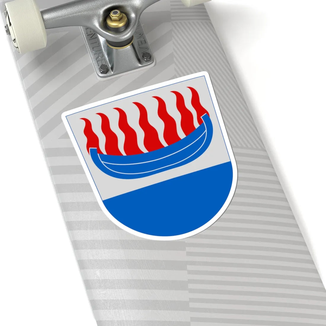 Kärsämäki.vaakuna (Finland) (Coat of Arms) STICKER Vinyl Kiss-Cut Decal - The Sticker Space