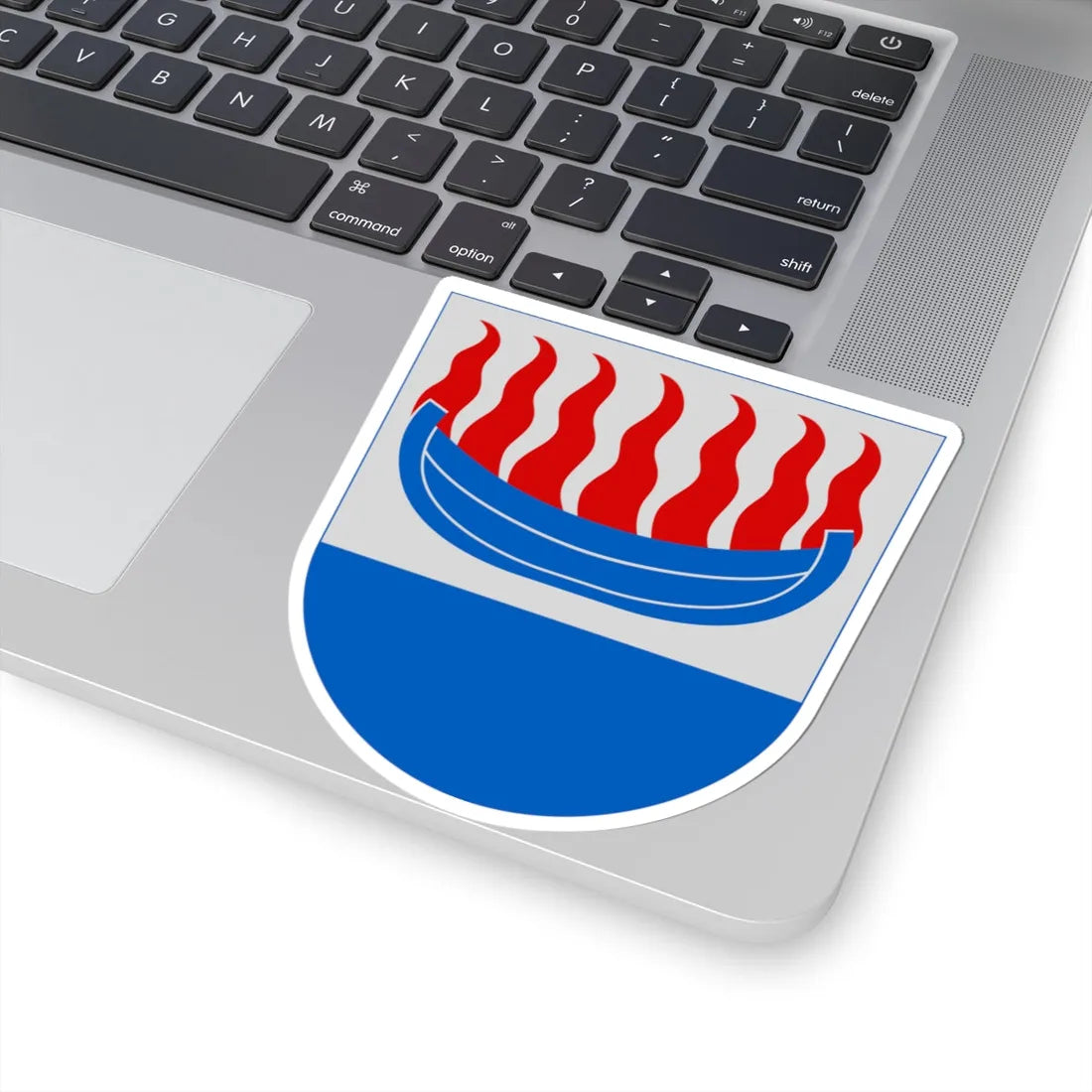 Kärsämäki.vaakuna (Finland) (Coat of Arms) STICKER Vinyl Kiss-Cut Decal - The Sticker Space