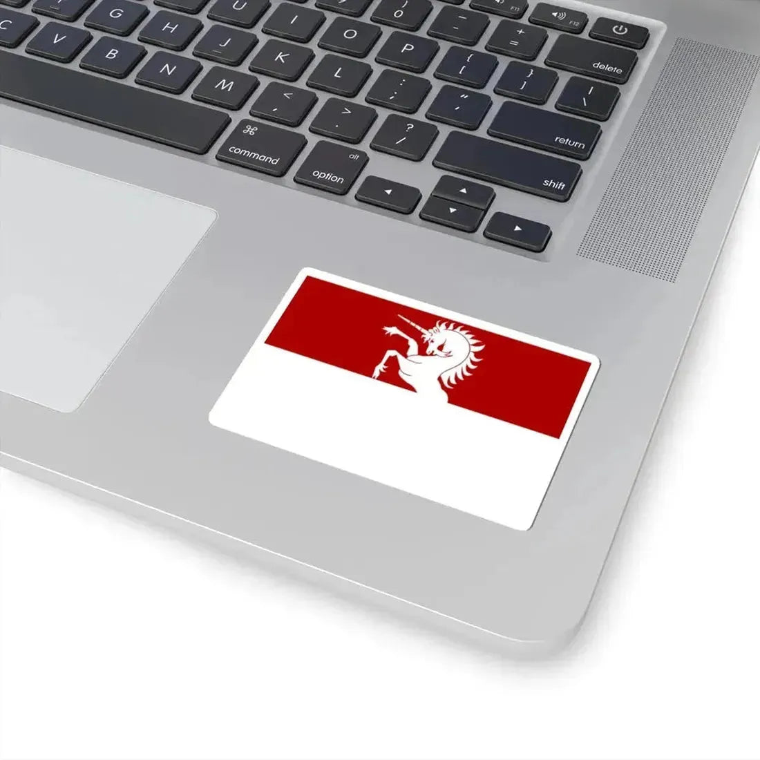 Kruibeke vlag (Belgium) STICKER Vinyl Kiss-Cut Decal - The Sticker Space