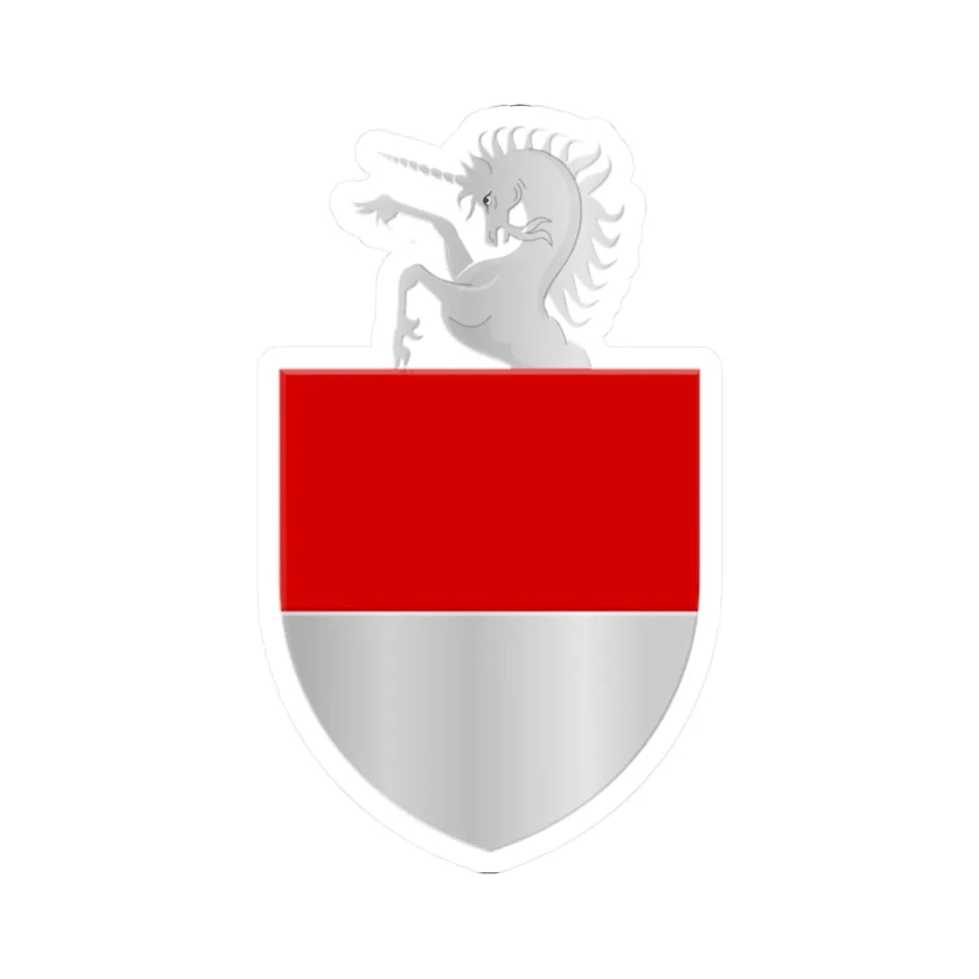 Kruibeke wapen (Belgium) (Coat of Arms) STICKER Vinyl Kiss-Cut Decal 2 Inch White - The Sticker Space
