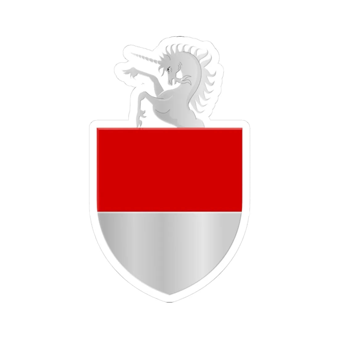 Kruibeke wapen (Belgium) (Coat of Arms) STICKER Vinyl Kiss-Cut Decal 3 Inch White - The Sticker Space