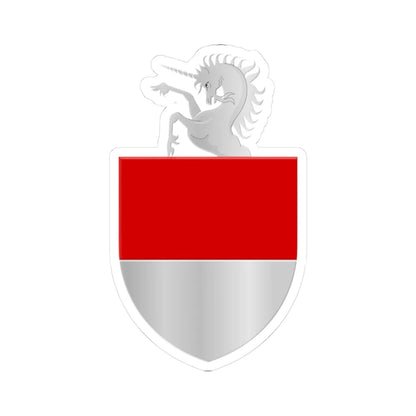 Kruibeke wapen (Belgium) (Coat of Arms) STICKER Vinyl Kiss-Cut Decal 3 Inch White - The Sticker Space