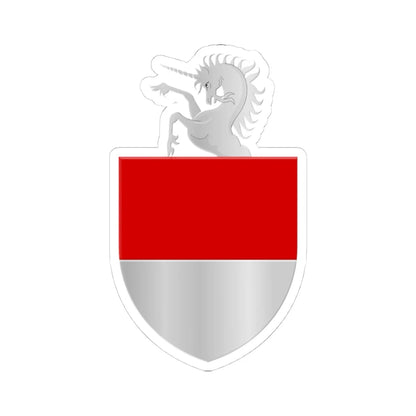 Kruibeke wapen (Belgium) (Coat of Arms) STICKER Vinyl Kiss-Cut Decal 4 Inch White - The Sticker Space