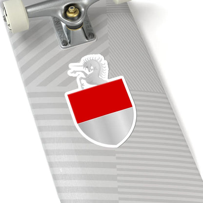 Kruibeke wapen (Belgium) (Coat of Arms) STICKER Vinyl Kiss-Cut Decal - The Sticker Space