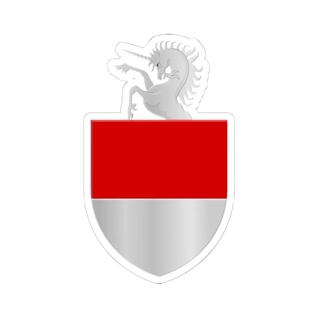 Kruibeke wapen (Belgium) (Coat of Arms) STICKER Vinyl Kiss-Cut Decal - The Sticker Space