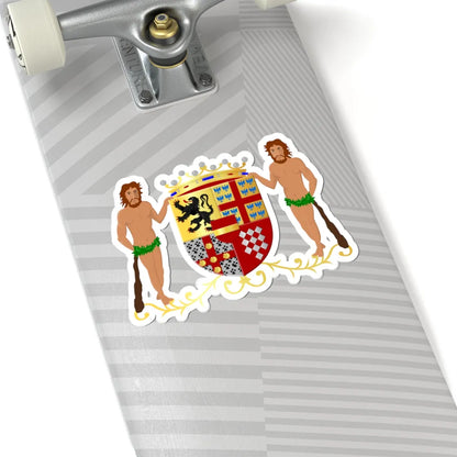 Kruishoutem wapen (Belgium) (Coat of Arms) STICKER Vinyl Kiss-Cut Decal - The Sticker Space