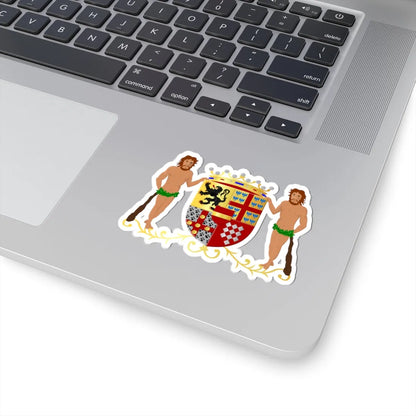 Kruishoutem wapen (Belgium) (Coat of Arms) STICKER Vinyl Kiss-Cut Decal - The Sticker Space