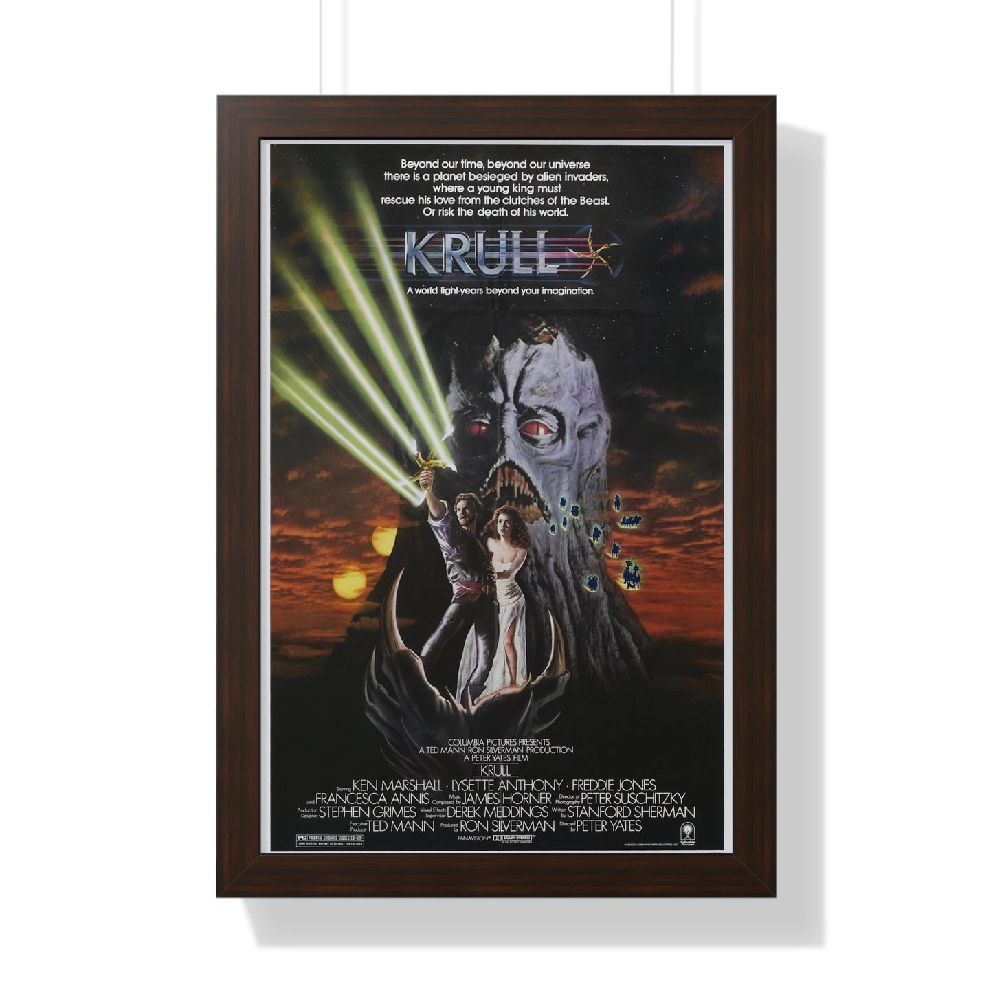 KRULL 1983 - Framed Movie Poster-16″ x 24″-The Sticker Space