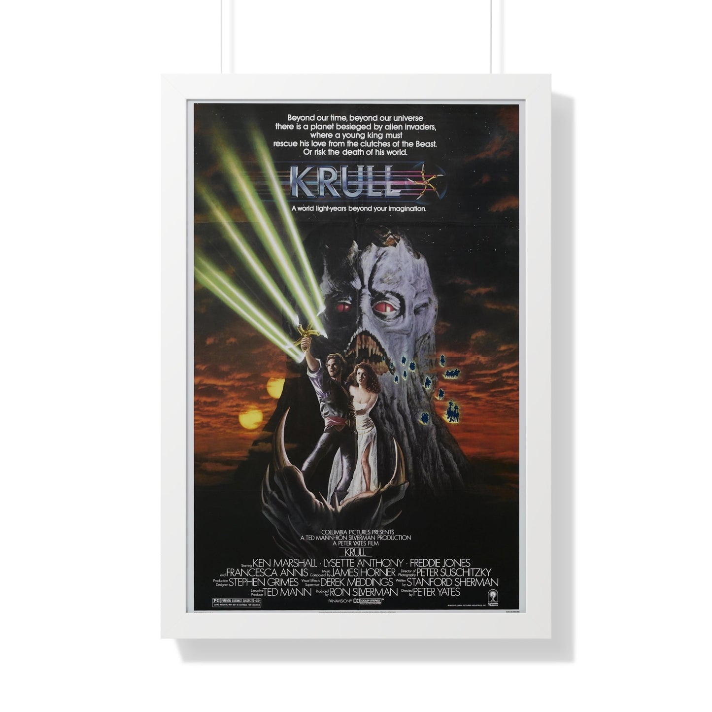 KRULL 1983 - Framed Movie Poster-20" x 30"-The Sticker Space