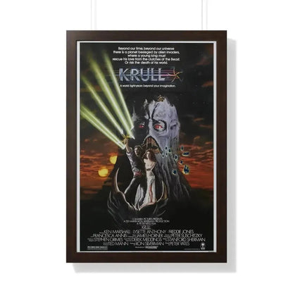 KRULL 1983 - Framed Movie Poster - The Sticker Space
