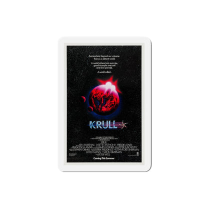 Krull 1983 Movie Poster Die-Cut Magnet-2" x 2"-The Sticker Space