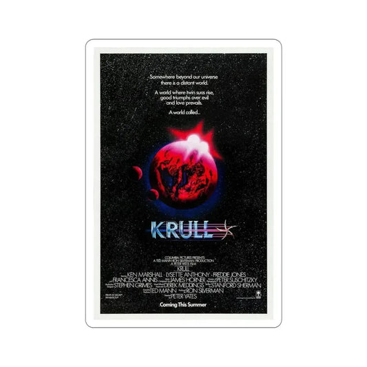Krull 1983 Movie Poster STICKER Vinyl Die-Cut Decal 6 Inch - The Sticker Space