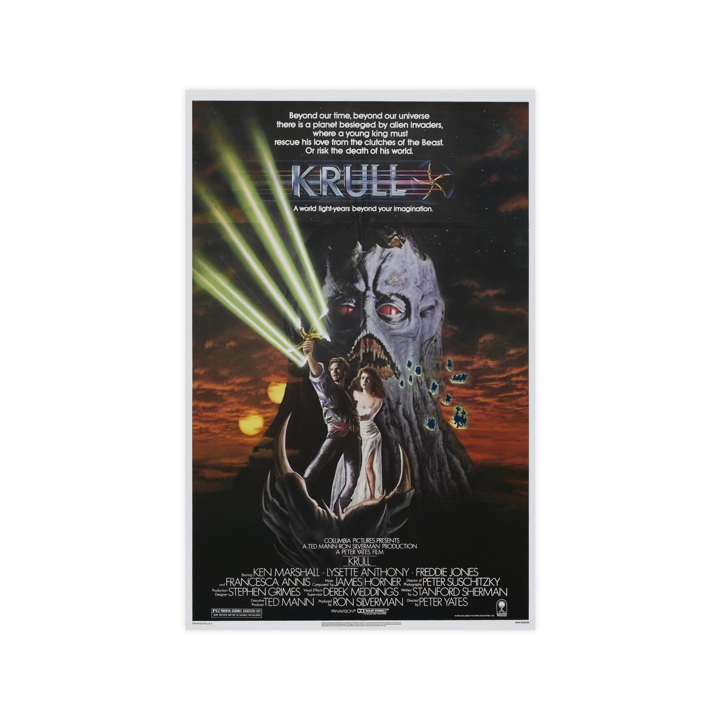 KRULL 1983 - Paper Movie Poster-11″ x 17″ (Vertical)-The Sticker Space
