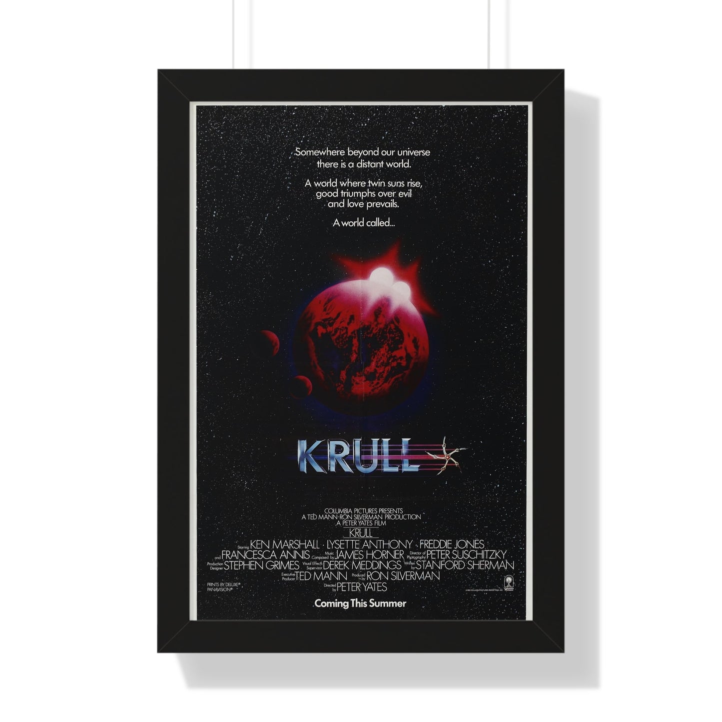 KRULL (TEASER) 1983 - Framed Movie Poster-16″ x 24″-The Sticker Space