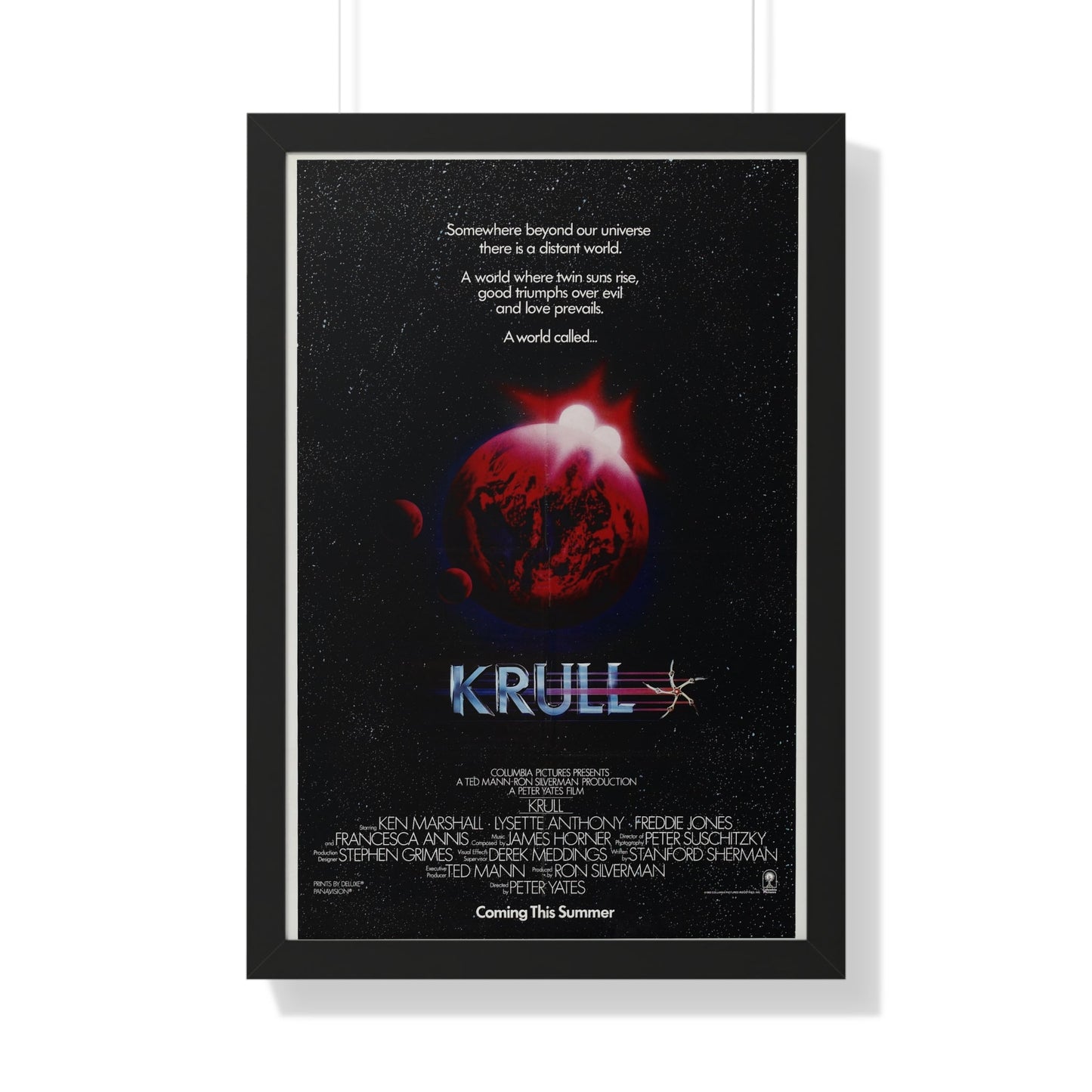 KRULL (TEASER) 1983 - Framed Movie Poster-20" x 30"-The Sticker Space