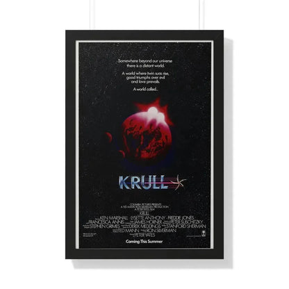 KRULL (TEASER) 1983 - Framed Movie Poster 20" x 30" Black - The Sticker Space