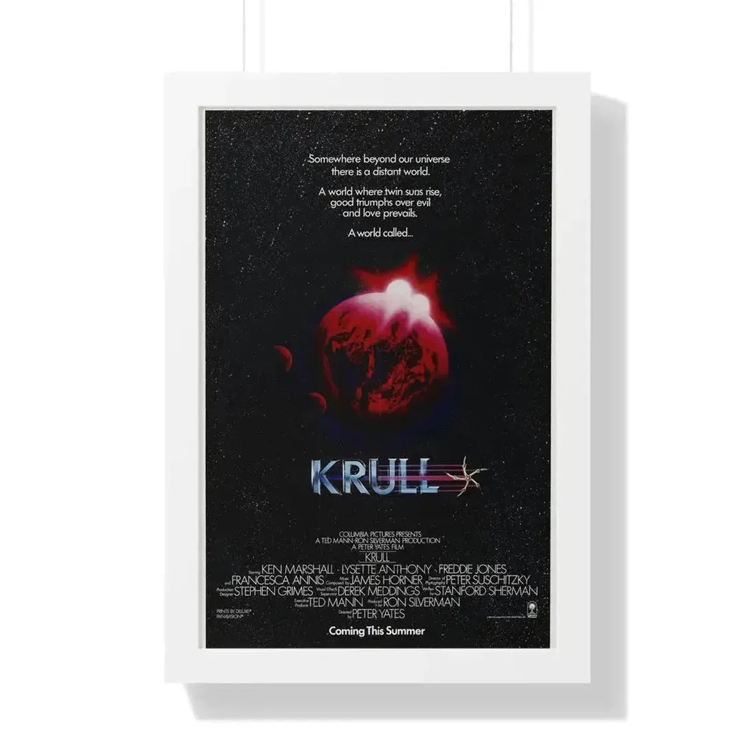 KRULL (TEASER) 1983 - Framed Movie Poster - The Sticker Space