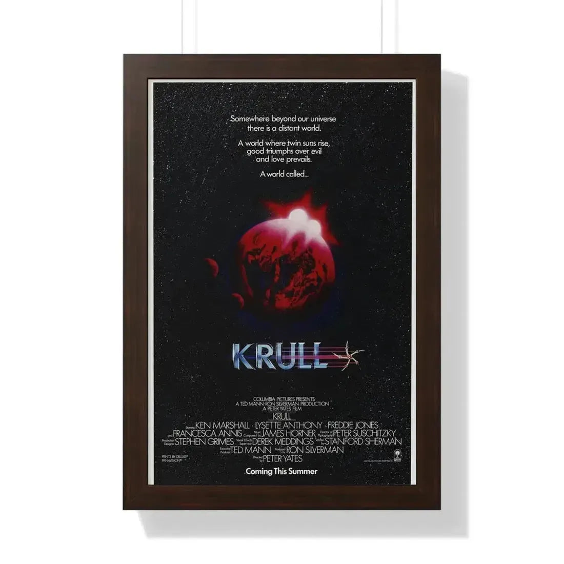 KRULL (TEASER) 1983 - Framed Movie Poster - The Sticker Space