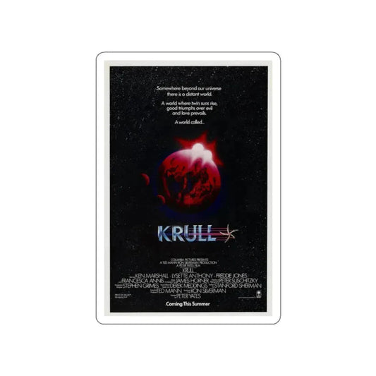 KRULL (TEASER) 1983 Movie Poster STICKER Vinyl Die-Cut Decal 2 Inch - The Sticker Space