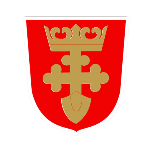 Kruunupyy.vaakuna (Finland) (Coat of Arms) STICKER Vinyl Kiss-Cut Decal 2 Inch White - The Sticker Space