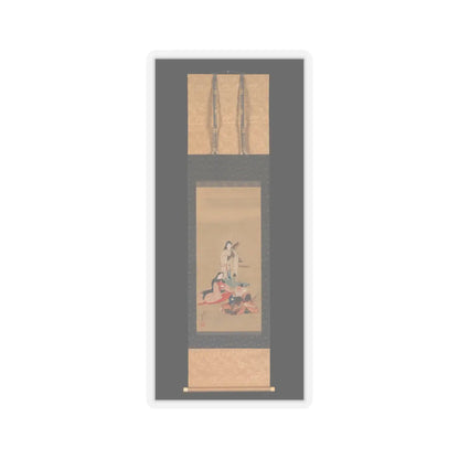 Kōsai Hokushin 蛟斎北岑 - The Legendary Empress Jingū - mid-19th century v2 - STICKER Vinyl Kiss-Cut Decal