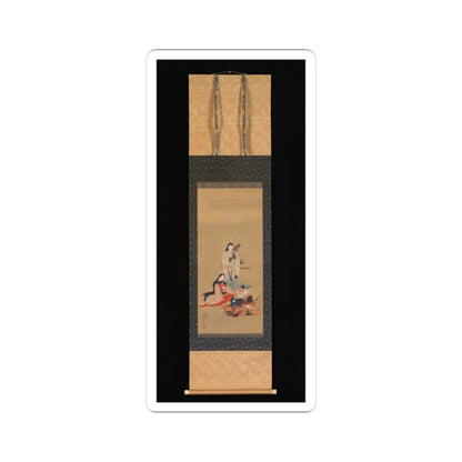 Kōsai Hokushin 蛟斎北岑 - The Legendary Empress Jingū - mid-19th century v2 - STICKER Vinyl Kiss-Cut Decal