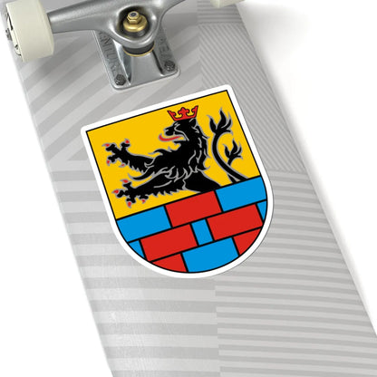 Księstwo rugijskie COA (Denmark) (Coat of Arms) STICKER Vinyl Kiss-Cut Decal - The Sticker Space