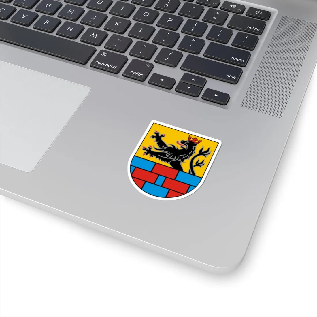 Księstwo rugijskie COA (Denmark) (Coat of Arms) STICKER Vinyl Kiss-Cut Decal - The Sticker Space