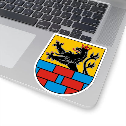 Księstwo rugijskie COA (Denmark) (Coat of Arms) STICKER Vinyl Kiss-Cut Decal - The Sticker Space