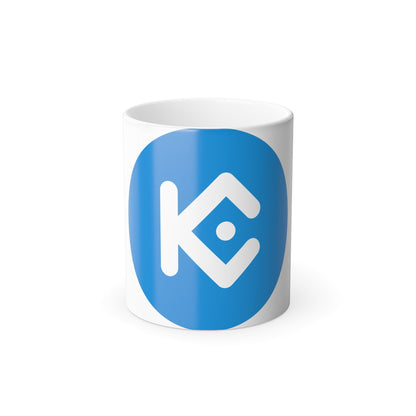 KUCOIN SHARES KCS (Cryptocurrency) Color Changing Mug 11oz-11oz-The Sticker Space