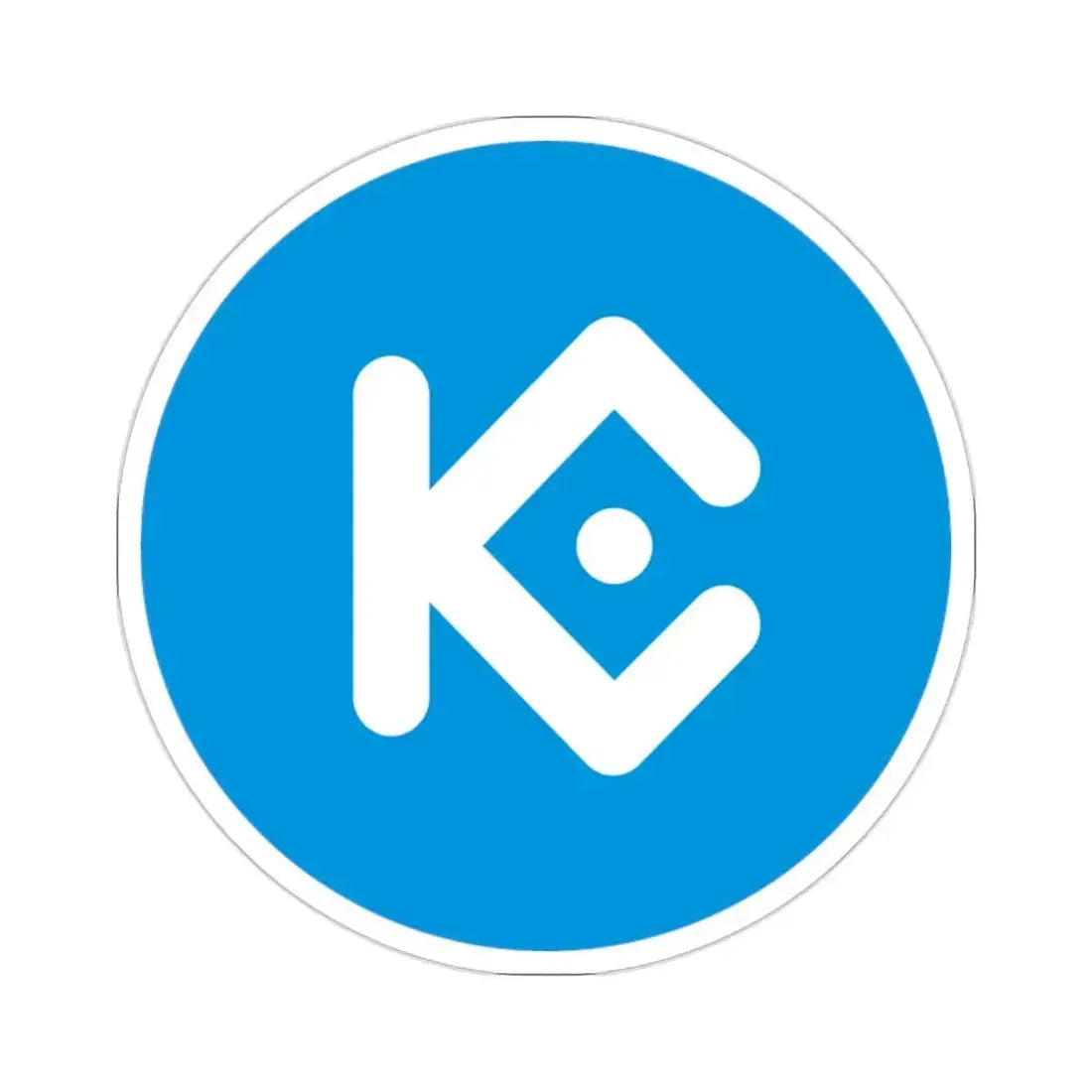 KUCOIN SHARES KCS (Cryptocurrency) STICKER Vinyl Die-Cut Decal 2 Inch - The Sticker Space