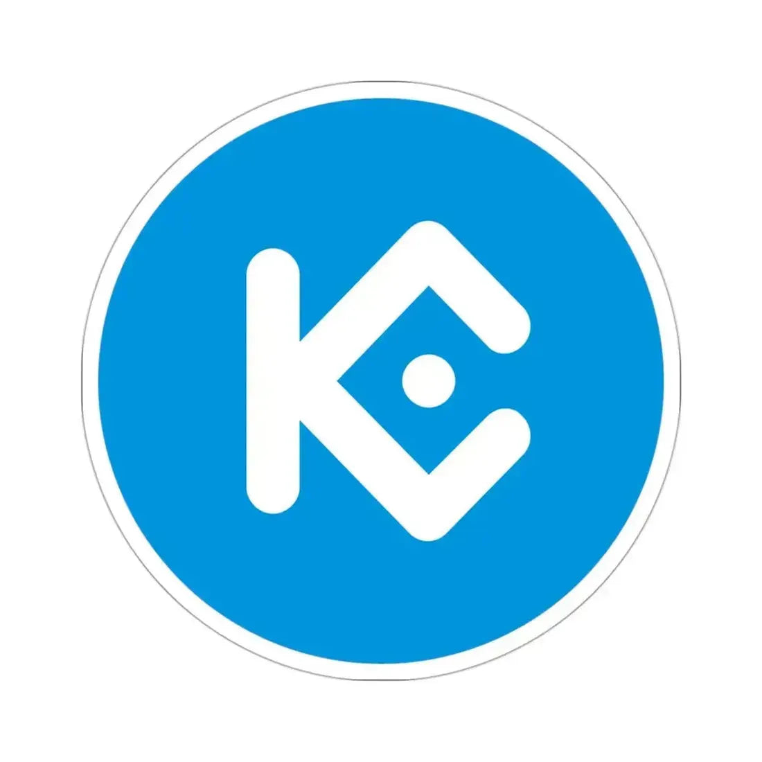 KUCOIN SHARES KCS (Cryptocurrency) STICKER Vinyl Die-Cut Decal 3 Inch - The Sticker Space