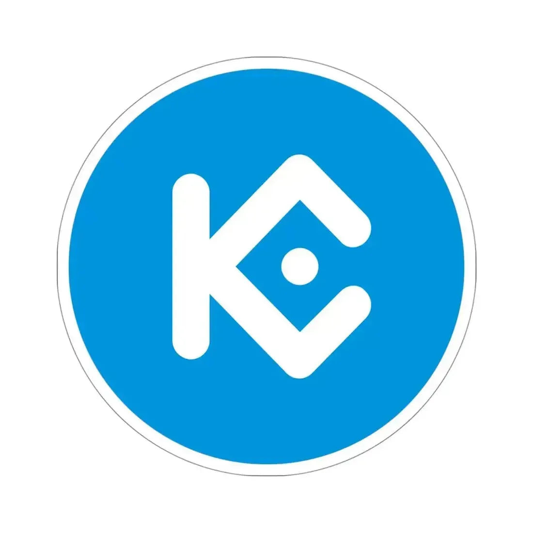 KUCOIN SHARES KCS (Cryptocurrency) STICKER Vinyl Die-Cut Decal 4 Inch - The Sticker Space