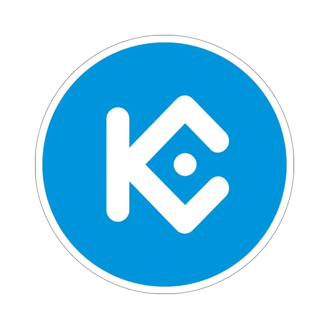 KUCOIN SHARES KCS (Cryptocurrency) STICKER Vinyl Die-Cut Decal 5 Inch - The Sticker Space