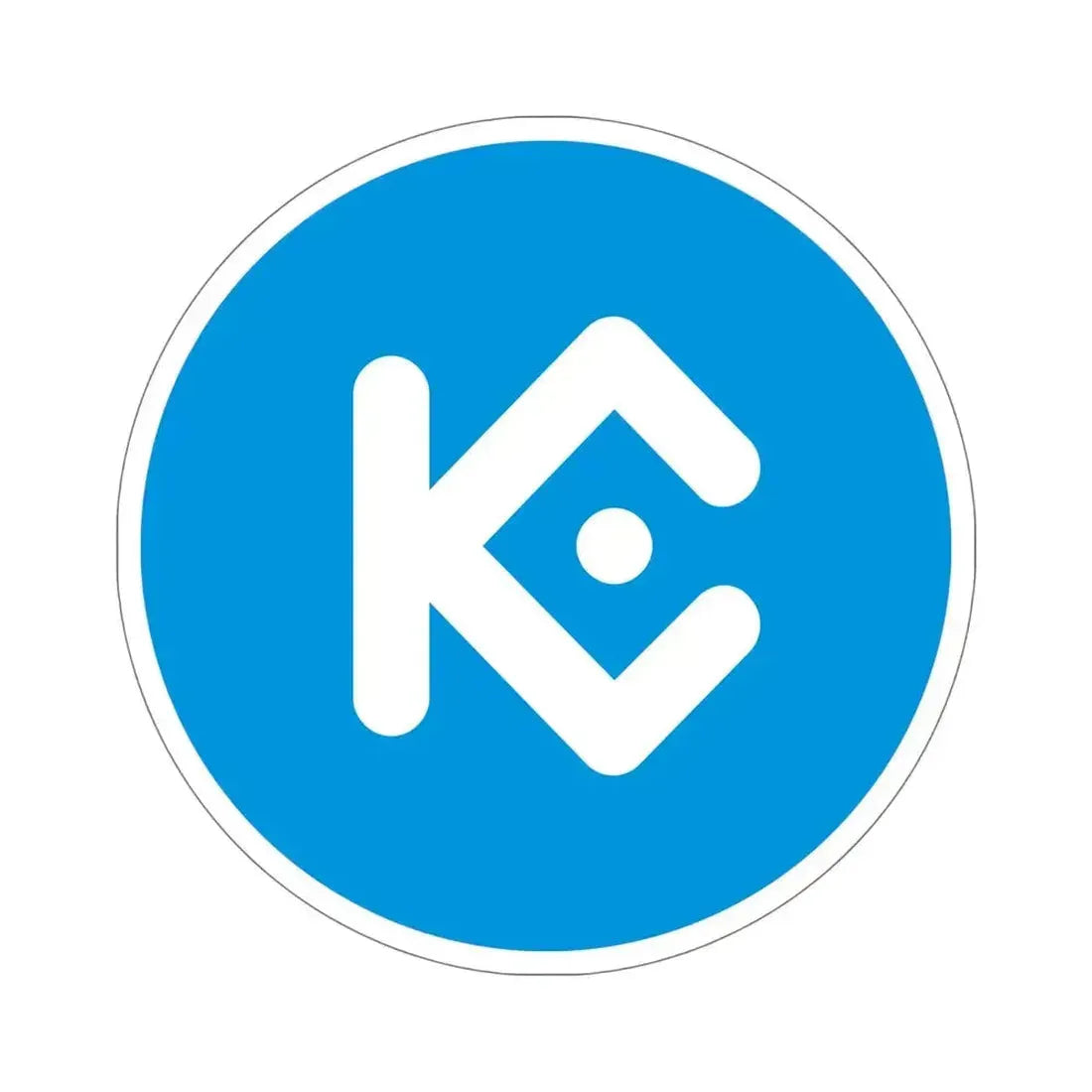 KUCOIN SHARES KCS (Cryptocurrency) STICKER Vinyl Die-Cut Decal 6 Inch - The Sticker Space