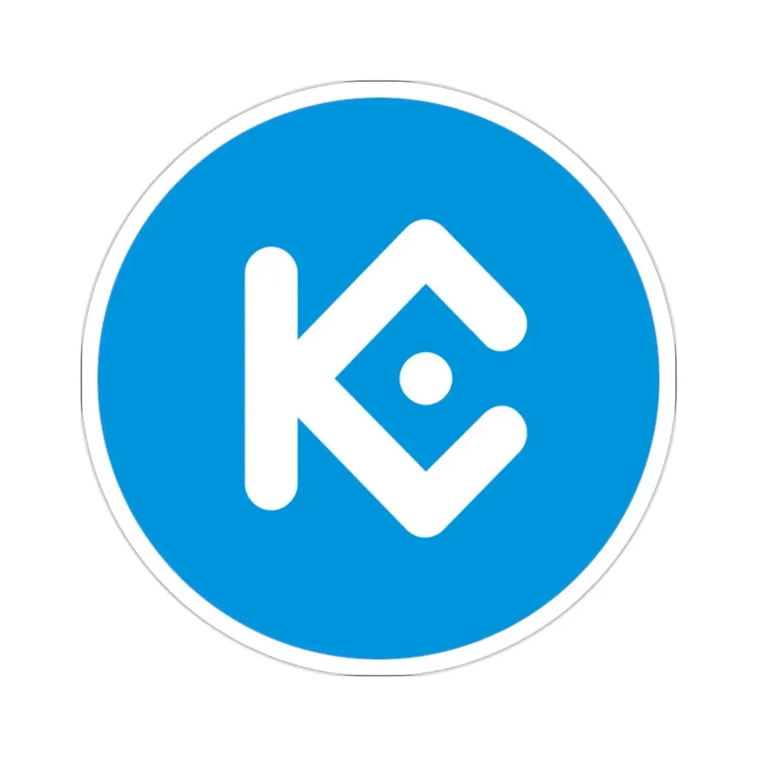 KUCOIN SHARES KCS (Cryptocurrency) STICKER Vinyl Die-Cut Decal - The Sticker Space